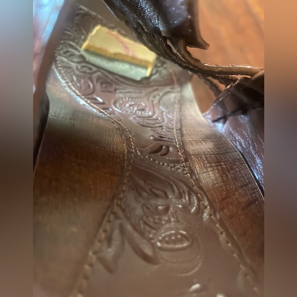 Dior Wood And Leather heels are a size 8. - Picture 7 of 11